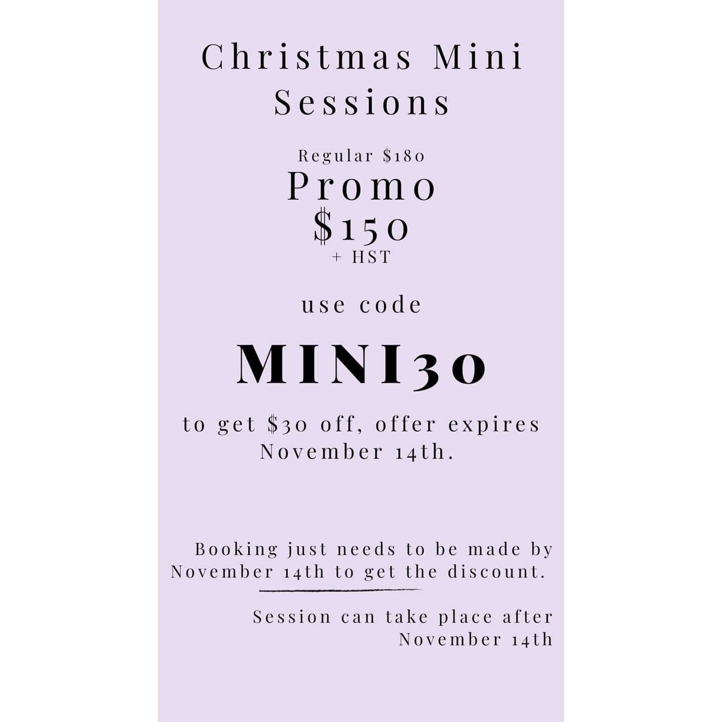 Book a mini session by November 14th and get $30 off. We have 3 sets you can use during your session and cute custom add-ons to really personalize the experience! Buy one for yourself or gift this experience to a loved one 🎄💕
Studio: @alavishaffai